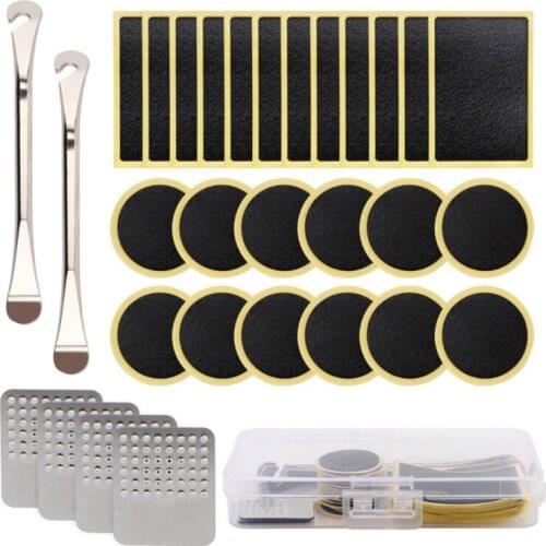 30Pcs Bike Tire Patch Repair Tool Tyre Protection No-glue Adhesive Quick Drying Fast Tyre Tube Glueless Patch Bike Bicycle Fix
