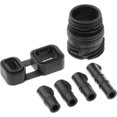 6HP19 6HP21 6HP26 6hp26X Automatic Adapter Seals Valve Body To Case Sleeve Connector Seal Tubes Kit 6pcs for BMW