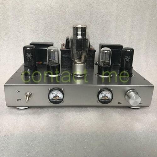 6p6p 6h9c tube power amplifier 5881A , 4w + 4w class A amp amp upgrade el34, Frequency response 20hz-20khz