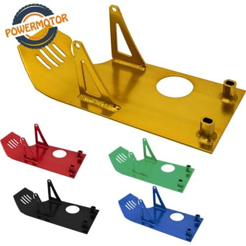 Aluminum Skid Plate Engine Skid Cover Protector Case For Honda CRF50 XR50 50cc - 140cc Atomik Thumpstar Apollo Lifan YX Pit Bike