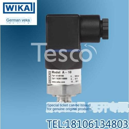 Pressure sensor A-10 ECO-1 Wika pressure transmitter 1MPa 40MPa 25MPa absolute pressure