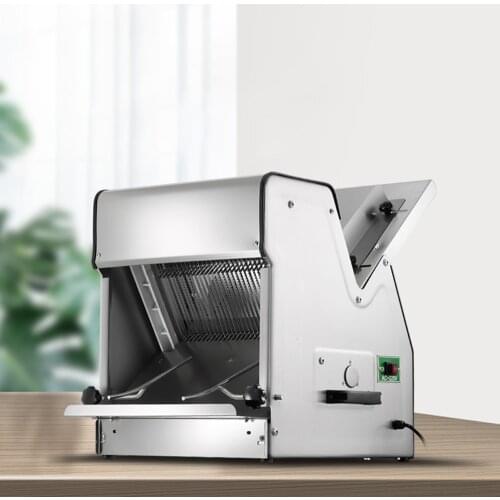 Electric Toast Processor Cutter Slicer Commercial Toast Bread Slicer Stainless Steel Bread Cutting Machine Machine