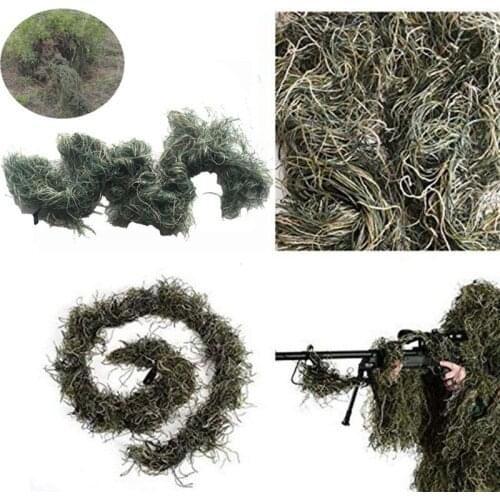 Ghillie Suit Gun Rope Paintball Airsoft Rifle Wrap Cover Camouflage Sniper Paintball Hunting Clothing Hunting Accessories