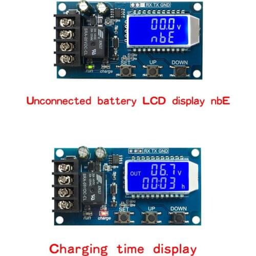 DC 6-60v 10A Lead-acid Solar Battery Charge Controller Protection Board charger Time switch 12v 24v 36v 48v battery