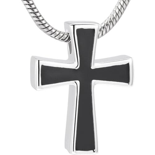 Cremation Jewelry Cross Urn Necklace for Ashes Keepsake Memorial Jewelry for Loved One