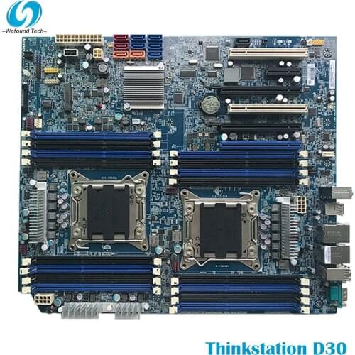 100% working for Lenovo Thinkstation D30 Workstation Motherboard X79 Dual DESCARTES V1 03T6501