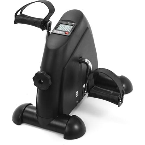 Mini Pedal Stepper Exercise Machine LCD Display Indoor Cycling Bike Stepper with Adjustable Resistance For Home Office Gym