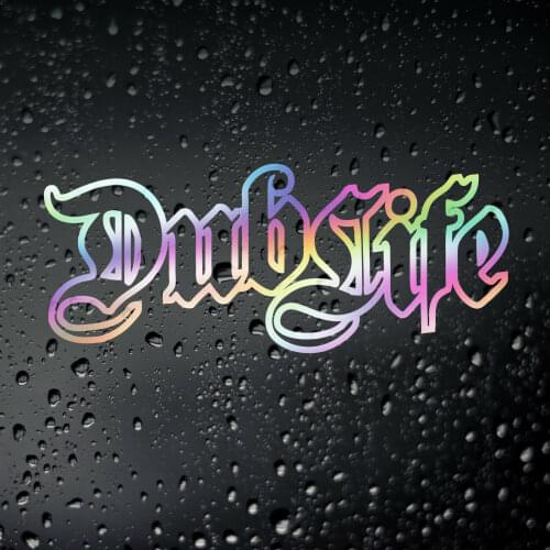 Three Ratels FD583 Dub Life Oil Slick Sticker For T5 T4 T25 Beetle Campervan Rat Look Euro Golf Polo