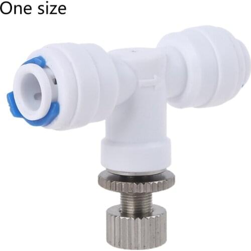 Reverse Osmosis 1/4" Hose RO Water Flow Adjust Valv-e Regulator Waterflow Control Valv-e Connector Fitting Water Speed