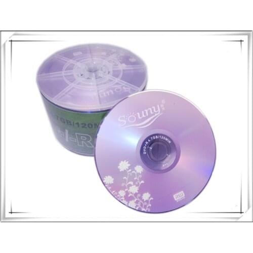 Wholesale 4.7GB DVD+R 8X 120MIN 50pcs/lot free shipping