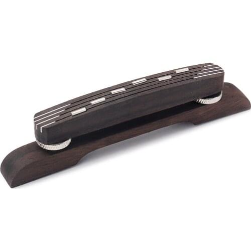 Rosewood Bridge Floating For 6 String Archtop Jazz Guitar with Accessories Height Adjustable