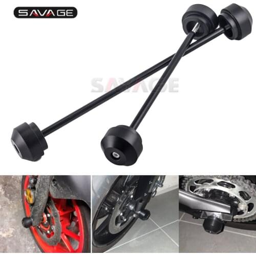Front Rear Sliders For YAMAHA MT 09 2017 2018 2019 2020 MT09 2021 Motorcycle Accessories Crash Axle Wheel Fork Slider Protector