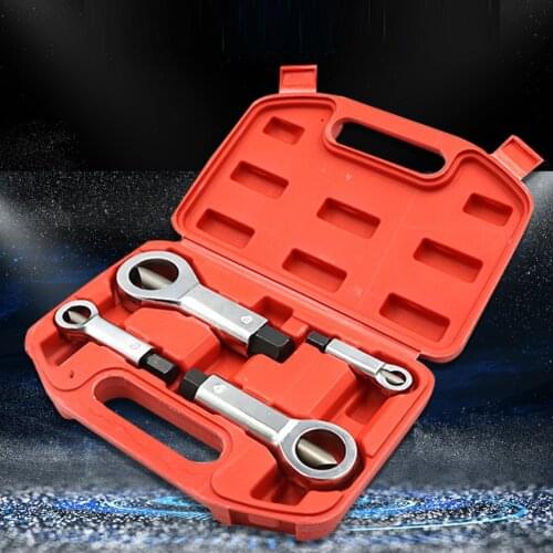 Broken Damaged Screw Nut Splitter Spanner Kit Metal Rusty Bolt Nut Cracker Extractor Removal Cutter Tools