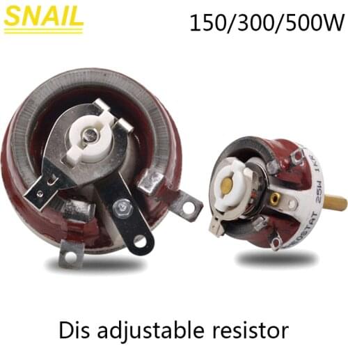 150w 300w 500w BC1 high Power rheostat,rotary variable wire wound resistor,high quality,disc shape,adjustable resistor