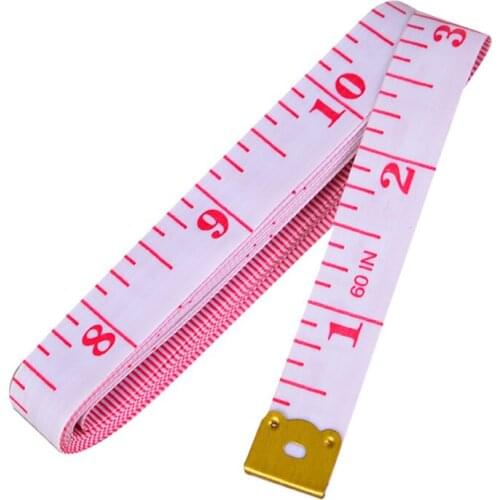 Cm and Inch Plastic Tape with White1M Body Measuring Ruler Sewing Tailor Tape Measure Centimeter Sewing Measuring Tape Soft 3