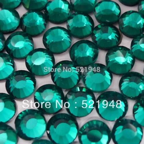 AAA Grade SS30(6.4-6.6mm) Blue Zircon DMC Hotfix Rhinestones 288pcs iron on rhinestones