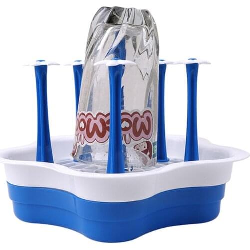 Useful Bottle Drying Rack Kitchen Storage Plastic Cup Holder Bottle Rack Drain Water Control Bracket Drainboard Storage Rack