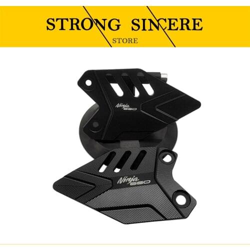 Para KAWASAKI Ninja650 2017 2018 2019 juego de reposapiés trasero ninja650 placas de tacón de motocicleta accesorios protectores