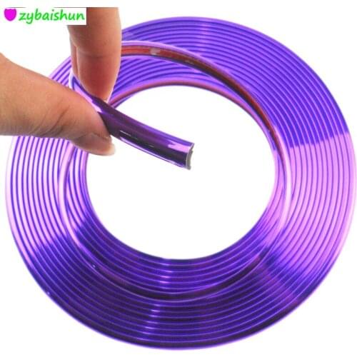 8 M New Arrival for Car Wheel Hub Rim Edge Protector Ring Tire Guard Sticker Line Rubber Strip for Hyundai Kia Chevrolet