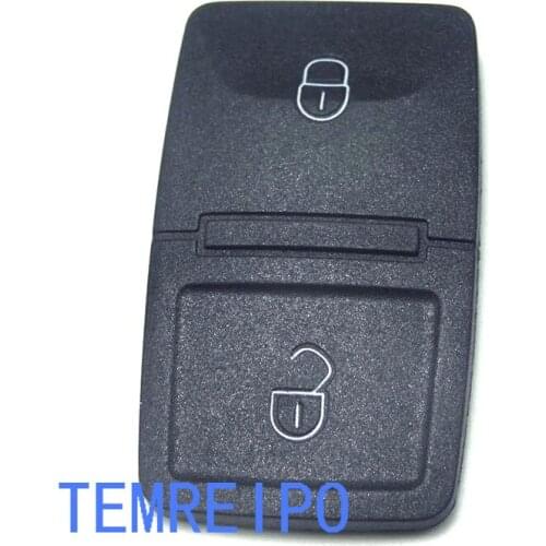 2pcs/lot 2 Buttons Replacement Remote Fob Key Buttons Repair Pad For VW