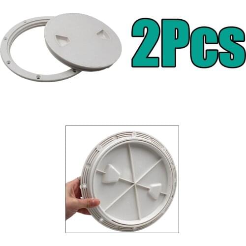 2Pcs Boating 6" Deck Inspection Access Hatch Screw Out Marine Non Slip