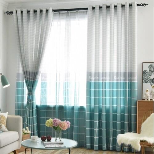2021 Chinese Style Embroidered Curtains Finished Custom Blackout Curtains for Living Dining Room Bedroom