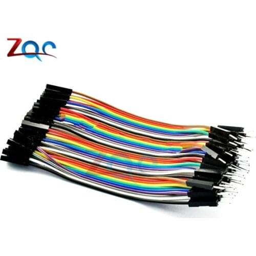 40PCS Dupont 10CM Male To Female Jumper Wire Ribbon Cable for Arduino Electrical Wires