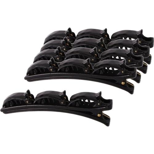 5x Plastic Hair Clips - Professional Hairdressing Styling Sectioning Clips Bangs Hairpin, Double Bangs Hairstyle Hairclip