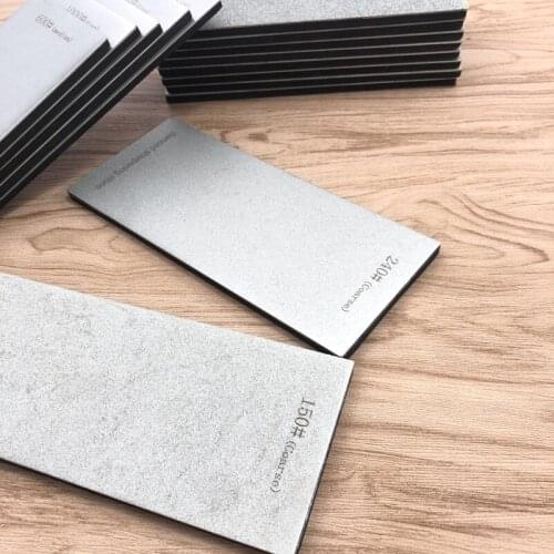 6pcs Sharpening Stone Set and Pcs Light Weight Diamond Big Size Grinder Grindstone Fine Grinding Whetstone Knife Sharpener