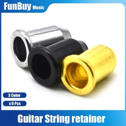 6 Pcs Electric Bass Guitar String Mounting Ferrules Bushing Eelectric Guitar Accessories