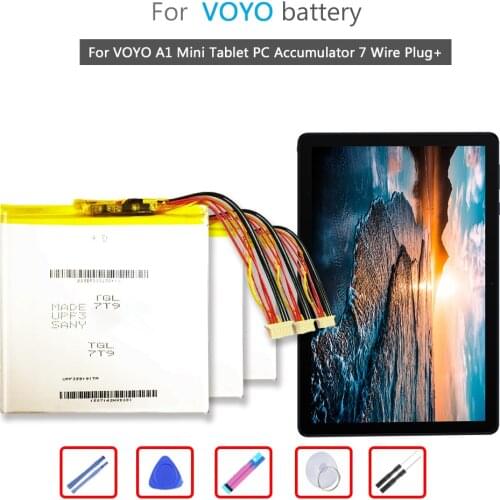 A1 Mini(7line) Battery 5500mAh For VOYO A1 Mini Tablet PC Accumulator 7 Wire Plug+ Notebook Li-ion Bateria
