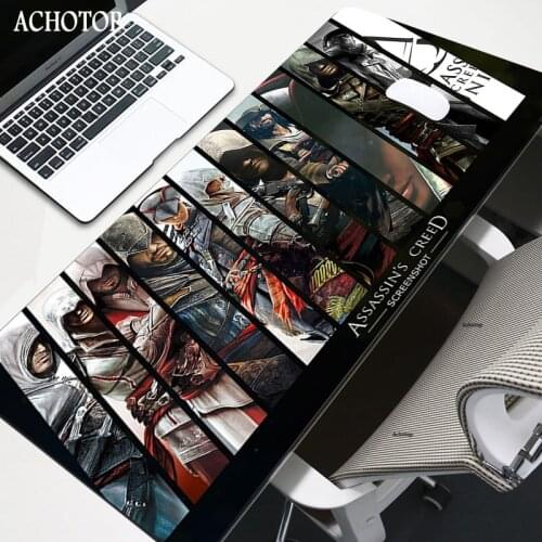 Assassins creed Custom Mouse Pad Mat Gaming Keyboard Mousepad XXL Game Customized DIY Mouse Pad for Office Computer Desk Mat