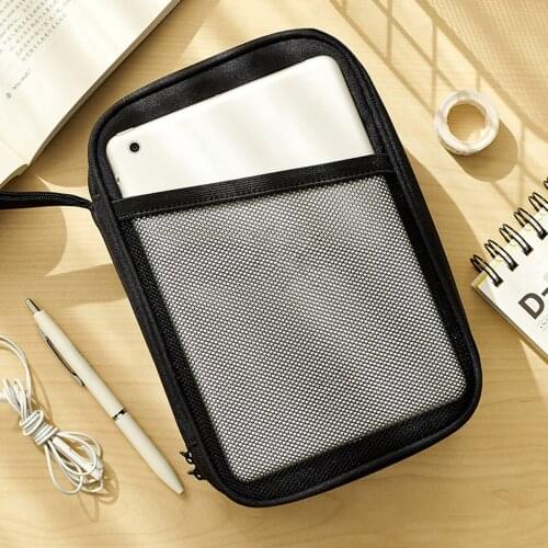 Pencil Case Wear-resistant Multifunctional Canvas Large Capacity Pencil Pouch for School