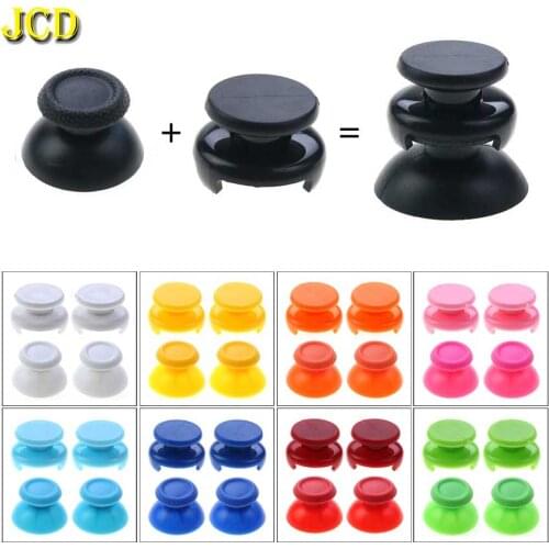 JCD 4PCS For PS5 Controller Plastic Hand Analog Thumbstick Caps & Extender Joystick Cover For Sony Playstation 5 PS5
