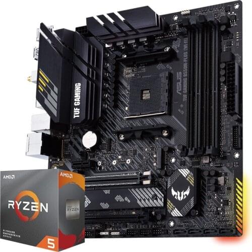 ASUS TUF GAMING B550M-PLUS (WI-FI) /AMD Ryzen3 PRO 4350G Motherboard Kit Supports CPU 5600X/5800X (AMD B550/socket AM4)
