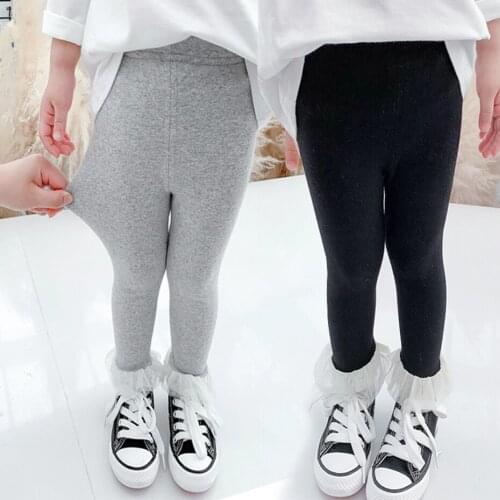 Girls Slim Pants for Children 2-8 Years Girls Leggings Toddler Kids Pants Leggings