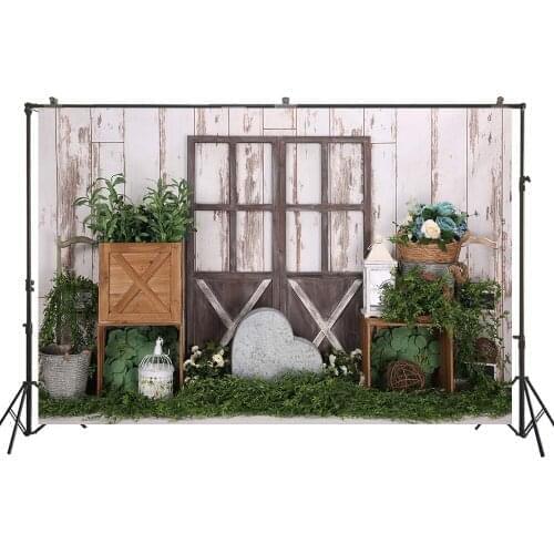 Easter Photography Backdrop Flowers Cake Smash Birthday Decorations Photo Background Baby Shower Newborns Kids Photoshoot W-4971