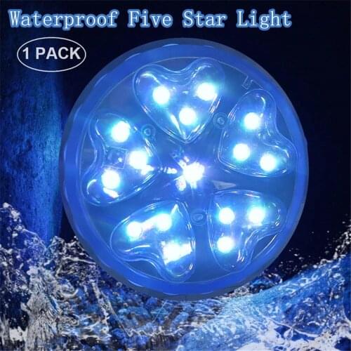 Underwater Lazy Spa Hot Tub Floating Sensory Colorful LED Light Bath Lamp Newest Creative Creative Swimming Pool Decoration Lamp
