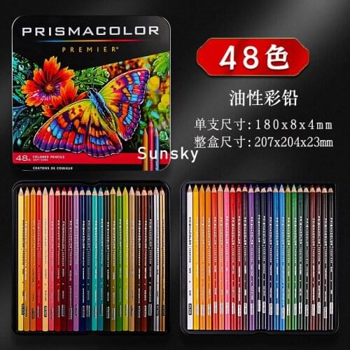 Prismacolor Premier Art Oily Colored Pencils 15/24/36/48/72/132/150 Colors Junior Colored Pencils Artist Sketch School Supplies