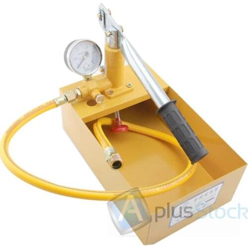 Hand Tool Manual Pressure Test Pump Water Pressure Testing Hydraulic Pump 2.5mpa/25kg