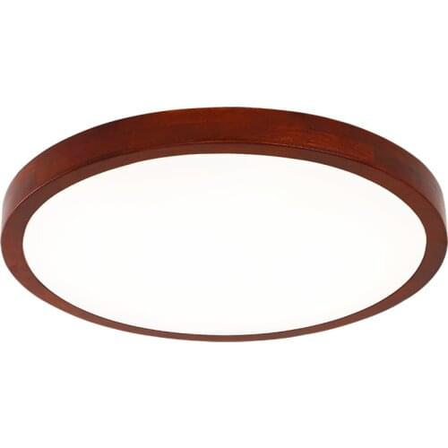 Modern Chinese ceiling lamp compact circular solid wood lamp LED bedroom lamp hallway lamp staircase dining room lampsLL03161111
