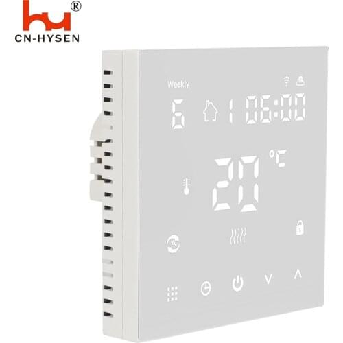 Smart Home Thermostat Wifi Heating Thermostat Large LED Screen Digital Weekly Programmable Tuya Alexa Voice Control