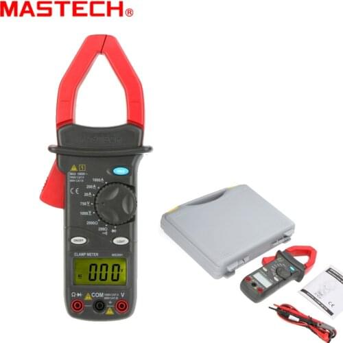MASTECH MS2001 2000 Counts Digital AC 1000A Clamp Meter Clamp Multimeter Megohmmeter Tester Multimetro AC/DC