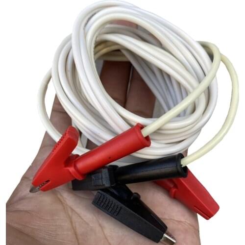 High-quality adjustable power test line Alligator entrainment line 2 meters Copper core flexible wire