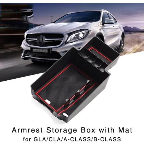 Armrest Storage Box for Benz CLA GLA A-Class B-Class Central Console Glove Tray