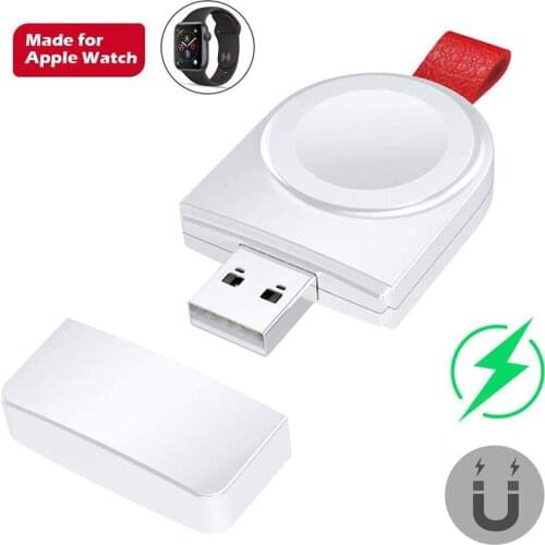 IWatch charger,USB Charging Pad for Apple Watches,Magnetic Charger Wireless iWatch Charger Compatible for Apple Watch Series