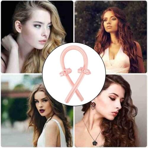 Women Heatless Curling Rod Headband Lazy Curler Silk Curling Ribbon Heatless Hair Curling Ribbon Hair Curly