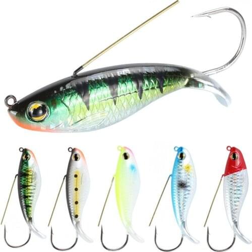 New Fish Scale Hard Bait 8.5cm / 21.1g Single Hook Simulation Bait Bionic Bait Fishing Gear Fishing Spoon Fishing Lure