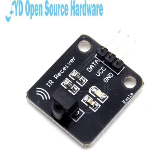 1PCS Digital 38KHz IR Receiver Sensors Switch Detector Module Infrared Transducer Boards Active Components 38KHz IR Receiver