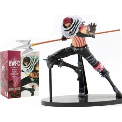 16cm Anime Figure Charlotte Katakuri SC modeling Trident "Mole"Japan Manga Action Figure PVC model Collectible toys